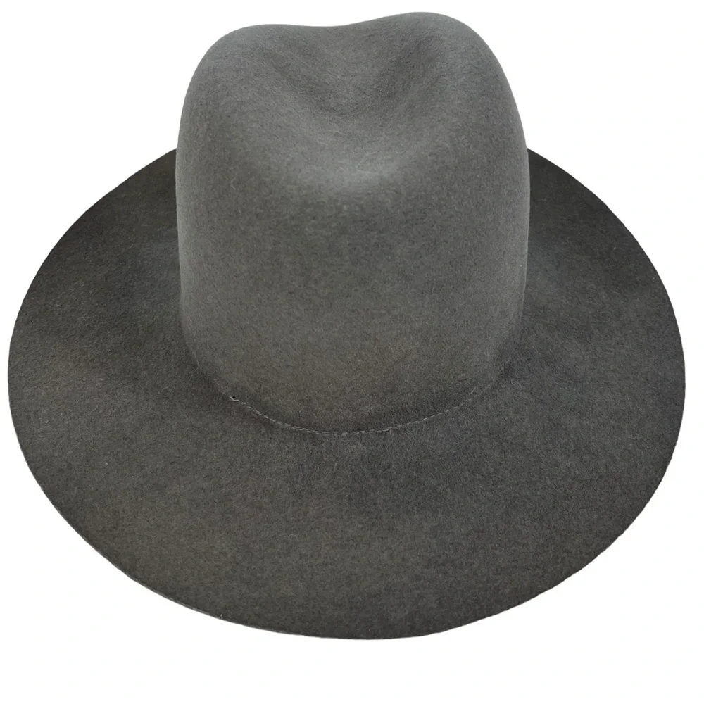 Janessa Leone Hayden Wool Hat Gray Women's Large